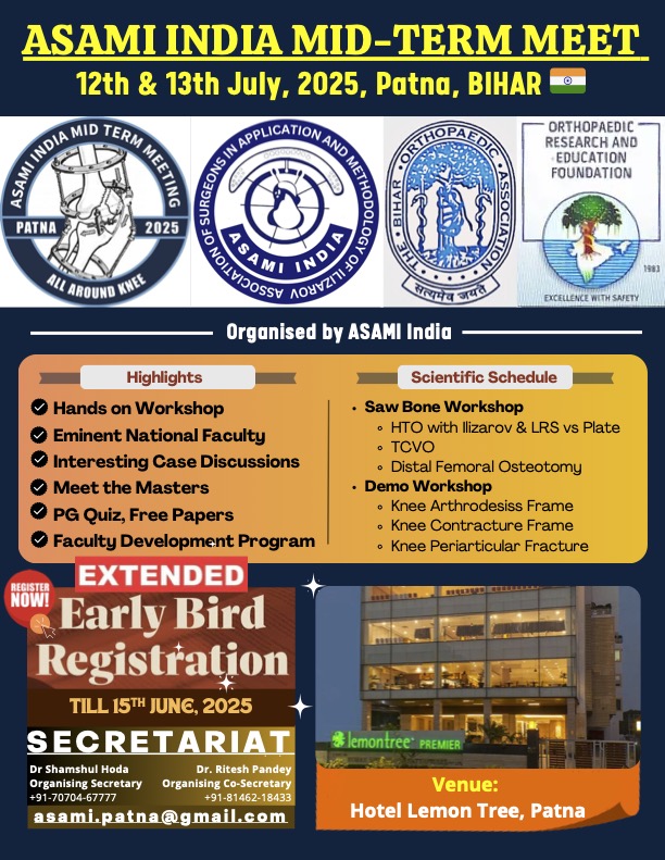 ASAMI India MID TERM MEET - 12-13 July 2025, Patna